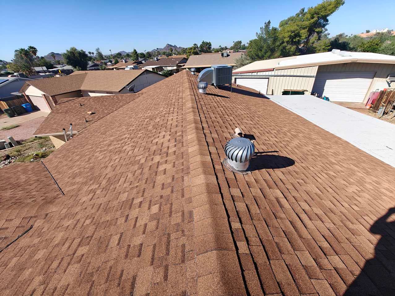 Residential roofing project